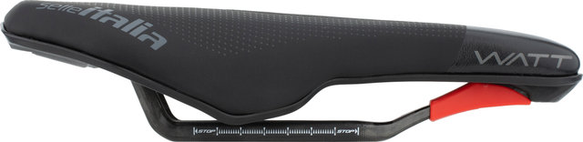 Selle Italia Sillín Watt Kit Carbonio Superflow - negro