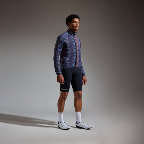 GORE Wear Spinshift Pixel Windbreaker Wind Vest - strave orbit blue-multicolor | M