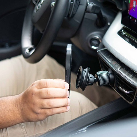 FIDLOCK Support de smartphone à base d'aspiration pour grille de ventilation - noir