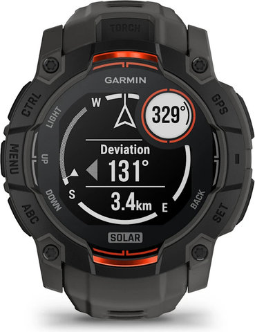 Garmin Instinct 3 50 mm Solar GPS multisport smartwatch - 