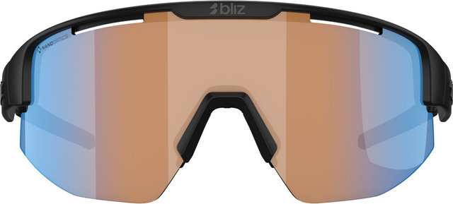 Bliz Lunettes de sport Matrix Small Nano Optics Nordic Light - matte black/coral-orange-blue