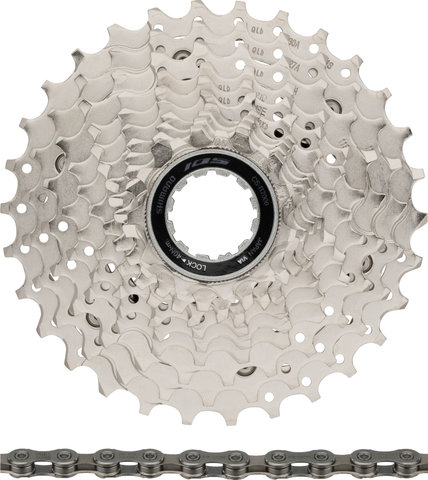 Shimano Group - silky black/11-30/Shimano Road/Shimano Road/Braze-on/172,5 mm/without