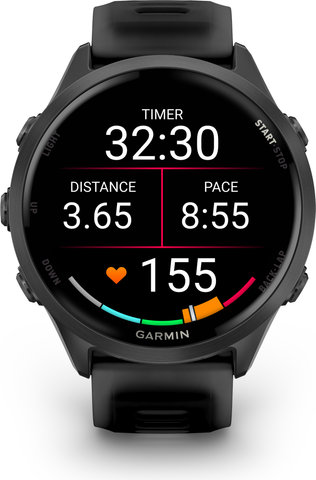 Garmin Forerunner 570 47 mm Smartwatch - schwarz-schiefergrau