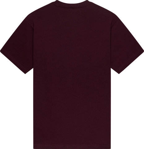 Fox Head Heavyweight T-Shirt - dark maroon | S