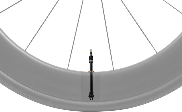 Topeak Tubeless Ventil TurboFlow - black | SV | 80 mm