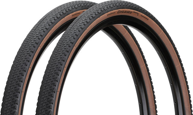 Pirelli Set 2 cubiertas plegables Cinturato Gravel Hard Terrain Classic TLR28" - negro-para/28 /45 /45-622
