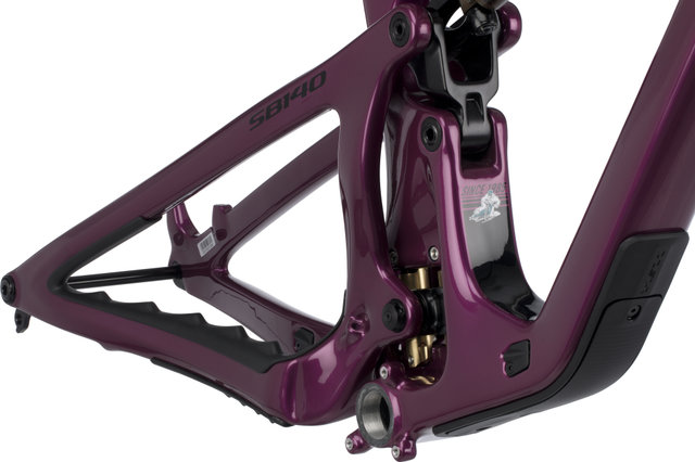 Yeti Cycles Kit cadre SB140 TURQ Carbon 29" - sangria/L