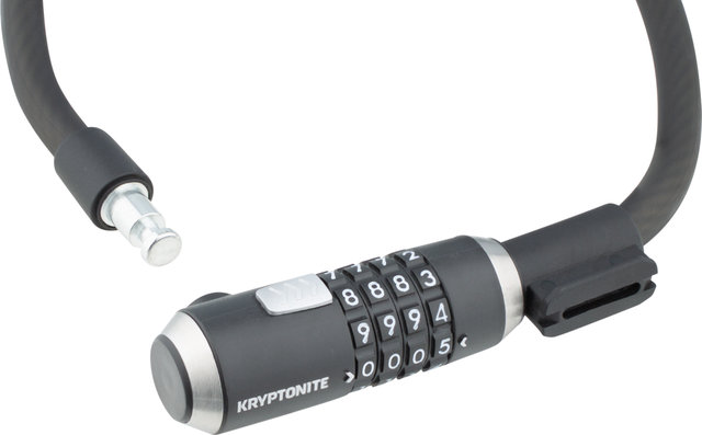 Kryptonite KryptoFlex 1218 Combo Cable Kabelschloss - schwarz