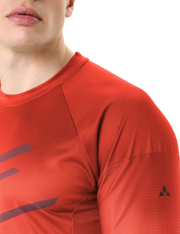 VAUDE T-shirt ML Moab VI - glowing red-black | S