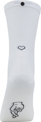 FINGERSCROSSED Chaussettes Souvenir Classiques - heart-white/43 - 46