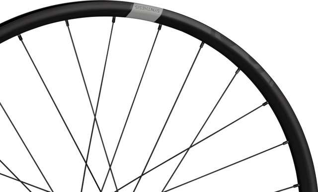 crankbrothers Synthesis E Alu Disc 6-Loch 27,5" Boost Laufradsatz - black/Shimano Micro Spline/Boost/148 mm/110 mm/Boost/27,5" (650B)/110 mm/Shimano Micro Spline/110 mm/148 mm