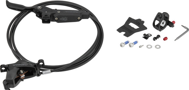 SRAM Code Silver Stealth Disc Brake - black anodized/Rear wheel/Flip-Flop (non-side-specific)
