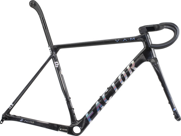 Factor Kit de Cadre O2 V.A.M. Disc avec Groupe Dura-Ace Di2 2x12 - chrome | 54 cm, 34-50