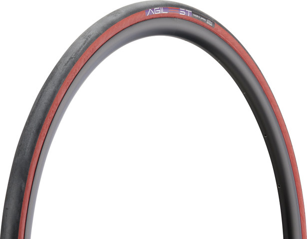 Panaracer Neumático plegable Agilest 28" - black-red/28 /25 /25-622