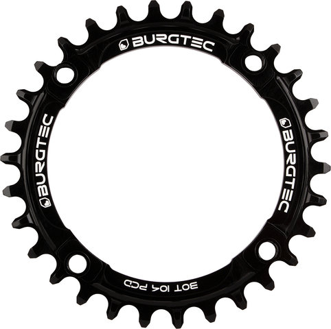 Burgtec 104 mm BCD Thick Thin chainring for Shimano - burgtec black/30/30 