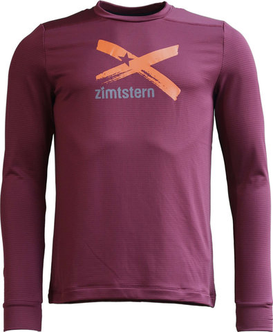 Zimtstern Maillot Crewz L/S - windsor wine | S