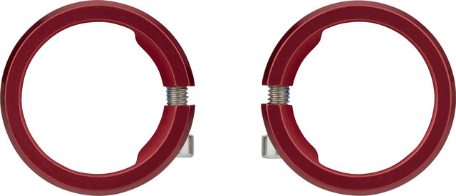Peaty's Bagues de serrage Monarch Grips - red