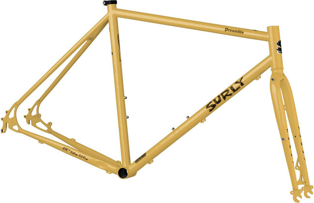 Surly Preamble 27,5"/28" Rahmenkit - milky lemonade | 1 1/8" | 27,5+ | S | 47 mm