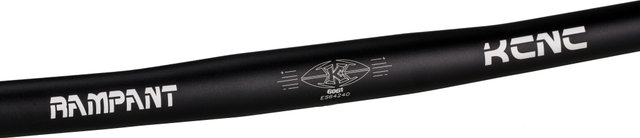 KCNC Rampant 25.4 Flat Lenker - black/600 mm 8°