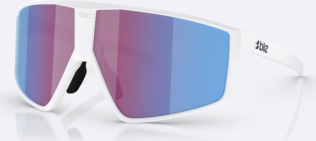 Bliz P002 Sportbrille - white/nano optics nordic light begonia-violet-blue multicolor