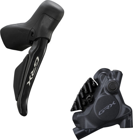 Shimano GRX Disc Brake ST-RX715 + BR-RX410 - black | 12-speed