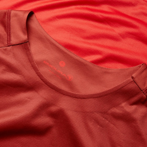 Endura Core Printed L/S Tee Jersey - flame red/M