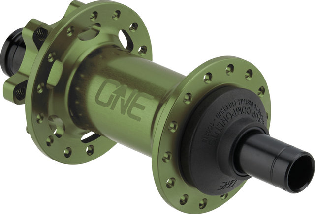 OneUp Components Moyeu arrière - dark green/sans corps de roue libre/Axe Traversant 12 mm/28