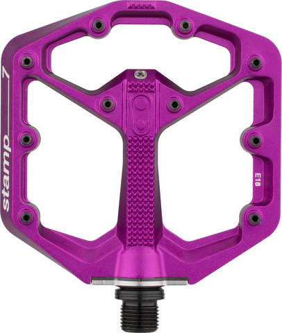 crankbrothers Pedales de plataforma Stamp 7 LE - purple/small