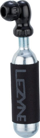 Lezyne Cabezal de bomba de CO2 Twin Speed Drive con cartucho de CO2 de 16 g - negro-brillante