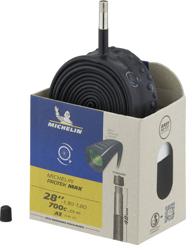 Michelin Chambre à Air A3 Protek Max pour 28" - universal/33-622 à 46-622/Valve Schrader (AV)/33-46 x 622 AV 48 mm/48 