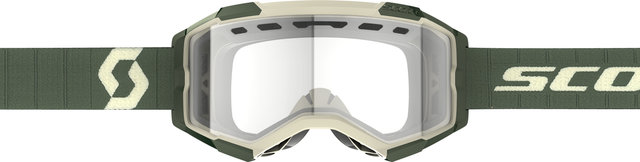 Scott Fury Enduro MTB Goggle - kaki green | clear afc works