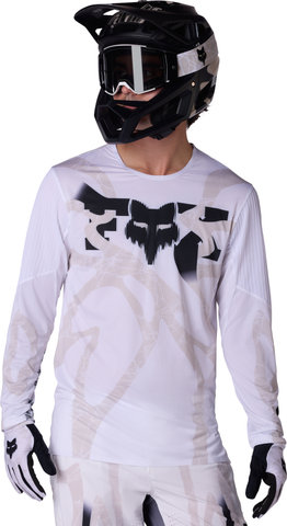 Fox Head Maillot Flexair Diffuse SE L/S - blanc | S