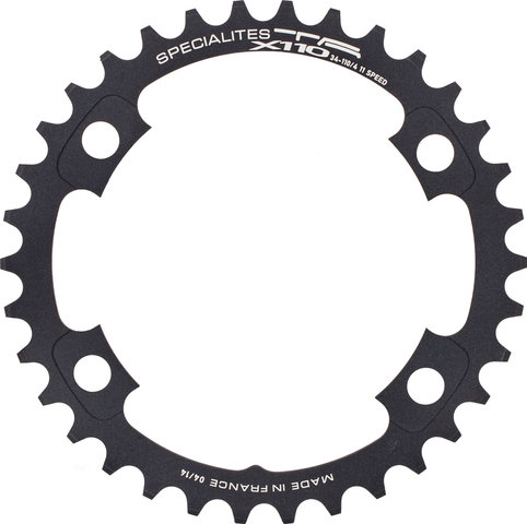 TA Plateau X110, 4 bras, interne, BCD 110 mm - anthracite-noir/34 dents
