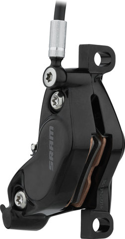 SRAM Code Silver Stealth Disc Brake - black anodized/Front wheel/Flip-Flop (non-side-specific)