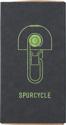 SPURCYCLE Stainless Steel Bell - Black - black-green SPURCYCLE Stainless Steel Bell - Black - black-green