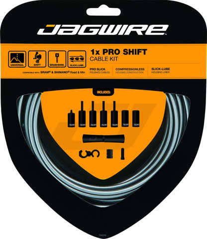 Jagwire 1X Pro Shifter Cable Set - ice gray