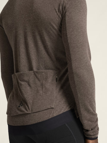 Craft Maillot Core Bike Essence Wool L/S - prune | S