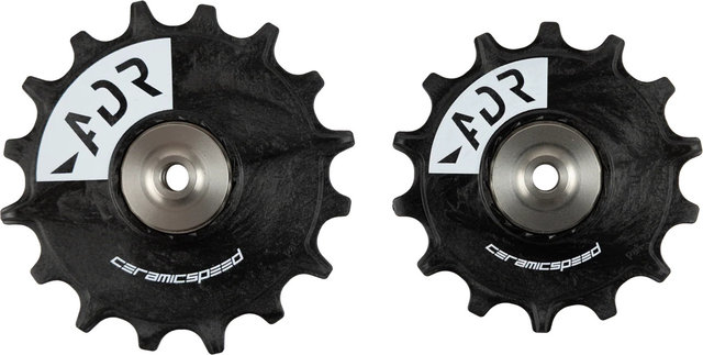 CeramicSpeed Sistema de Roldanas OSPW ALPHA SRAM XPLR E1 Transmission XXSL/XX/X0 - negro | 14 dientes (rueda guía), 20 dientes (rueda tensora)
