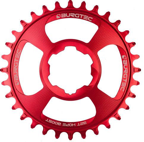 Burgtec Hope Boost Direct Mount Thick Thin Chainring - race red/32 