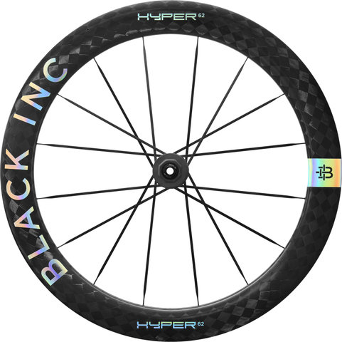 Black Inc Hyper 62 Carbon Disc Center Lock 28'' Laufradsatz - textreme glossy clearcoat | Non Boost | 28" | Non Boost | 100 mm | SRAM XDR | 142 mm