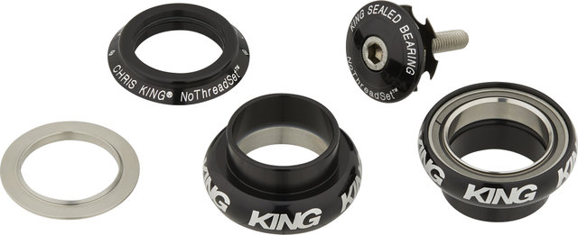 Chris King GripNut Bold EC34/28,6 - EC34/30 Gewindesteuersatz - black/EC34/28,6 - EC34/30