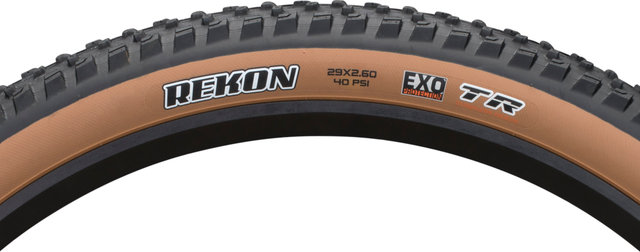 Maxxis Rekon Dual EXO WT TR Skinwall 29+ Folding Tyre - skinwall/29 /66 mm/66-622/2.6 