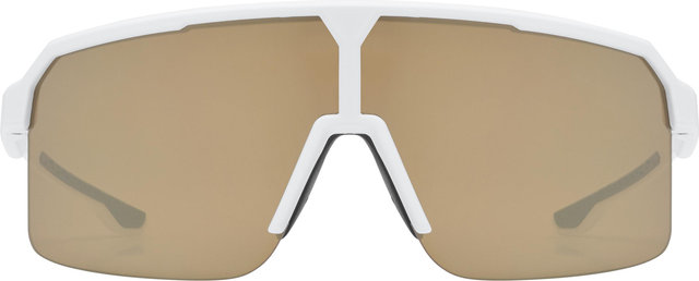 uvex ramp sports glasses - white matte | mirror gold