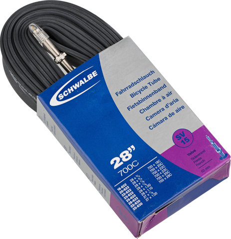 Schwalbe Chambre à Air 15 pour 28" - universal/18-622 à 25-630/Valve Presta (SV)/18/28-622/630 SV 50 mm/50 