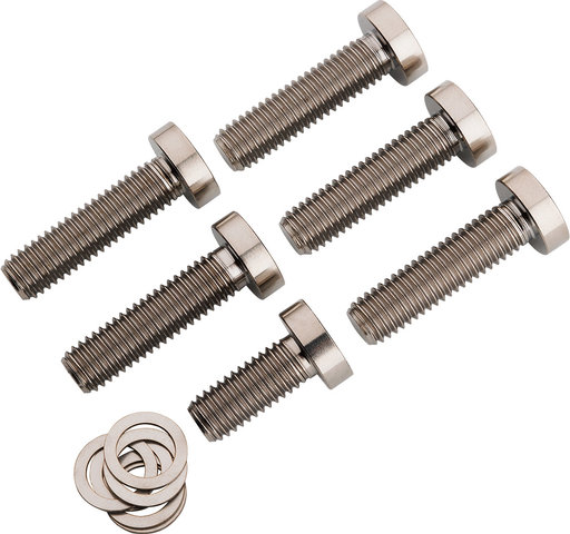 Burgtec Tornillos de titanio para motor de bicicleta eléctrica Yeti - titanio/33 