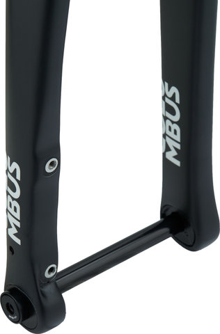 Columbus Futura Gabel Cross - black matt/1 1/8" - 1,5" tapered/28"/12 mm Steckachse/100 mm