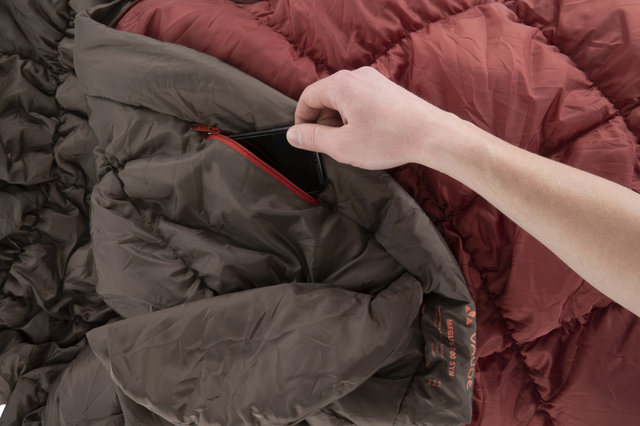 VAUDE Meglis 700 SYN Schlafsack - dark cherry