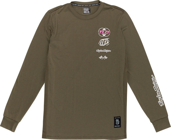 Troy Lee Designs T-shirt à manches longues Skyline Ride - worldwide caper | S