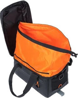 Basil Miles Tarpaulin MIK Trunk Bag - black-orange/7 l