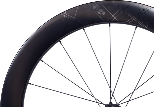 ERE Research Genus II AE65 Carbon Disc Center Lock 28" Laufradsatz - black-black/Non Boost/Shimano Road/28"/Non Boost